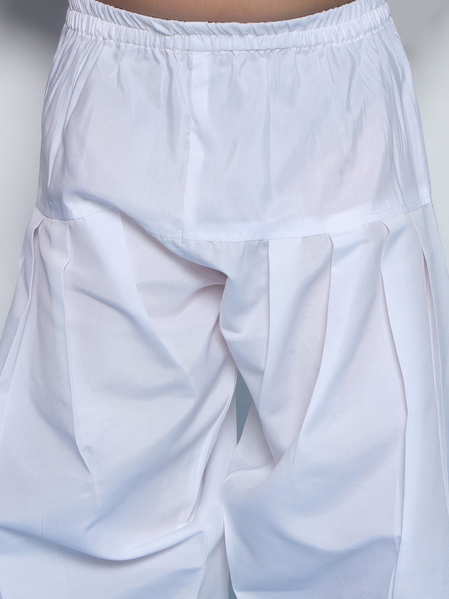 Aj Dezines Pista Schiffli Full Sleeves Embroidered Kurta Pyjama Set For Boys