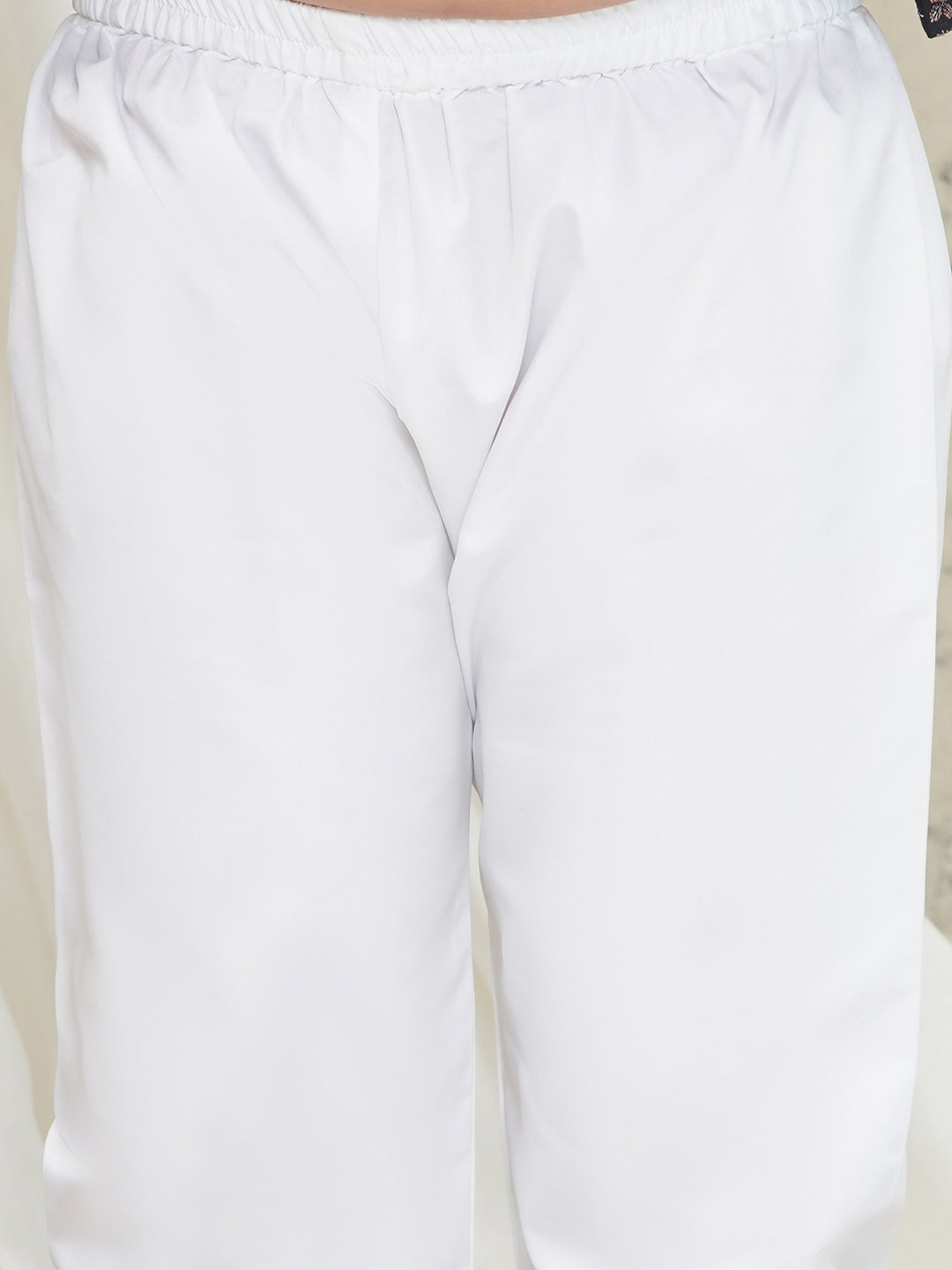 Grey Full sleeves Sequenced Cotton Blend Kurta Pyjama For Boys