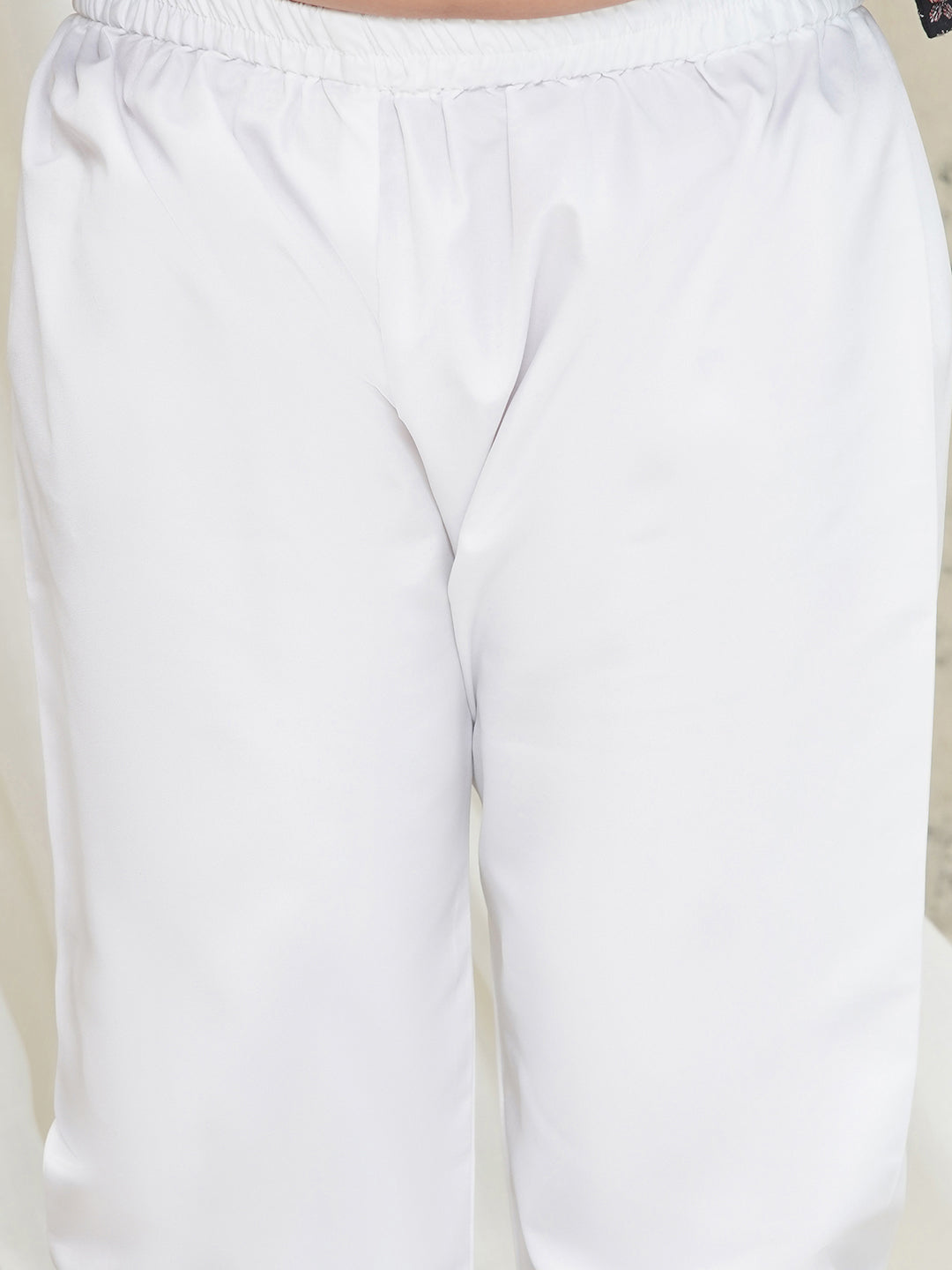 Multi Full sleeves Sequenced Cotton Blend Kurta Pyjama For Boys