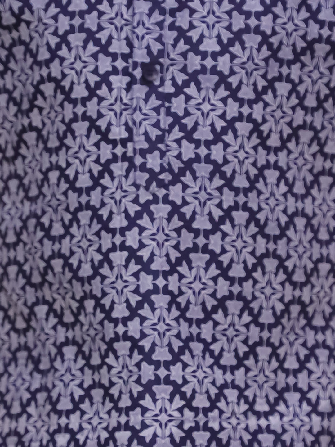 Boys Dark Blue Cotton Full sleeves Printed Kurta Pyjama Set