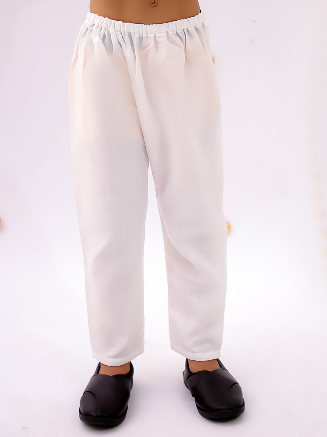 AJ Dezines Yellow Cotton Full sleeves Foil Printed Kurta Pyjama Set