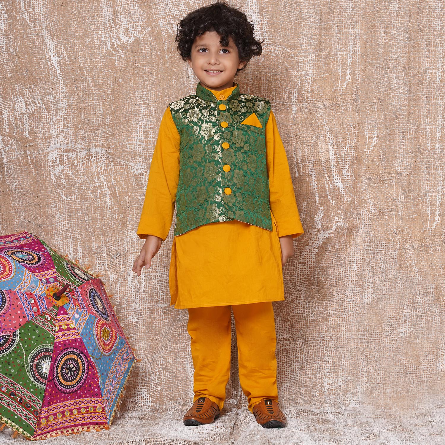 Boys yellow sale waistcoat