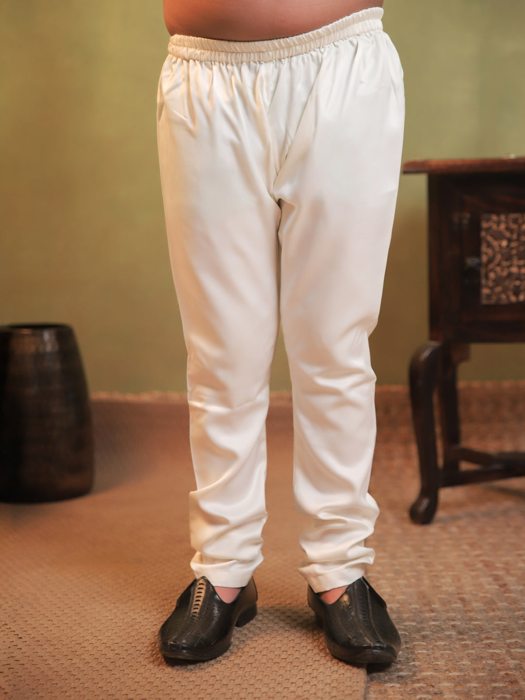 Cream Jacquard Full Sleeves Sherwani with Rich Floral Embroidery for boys