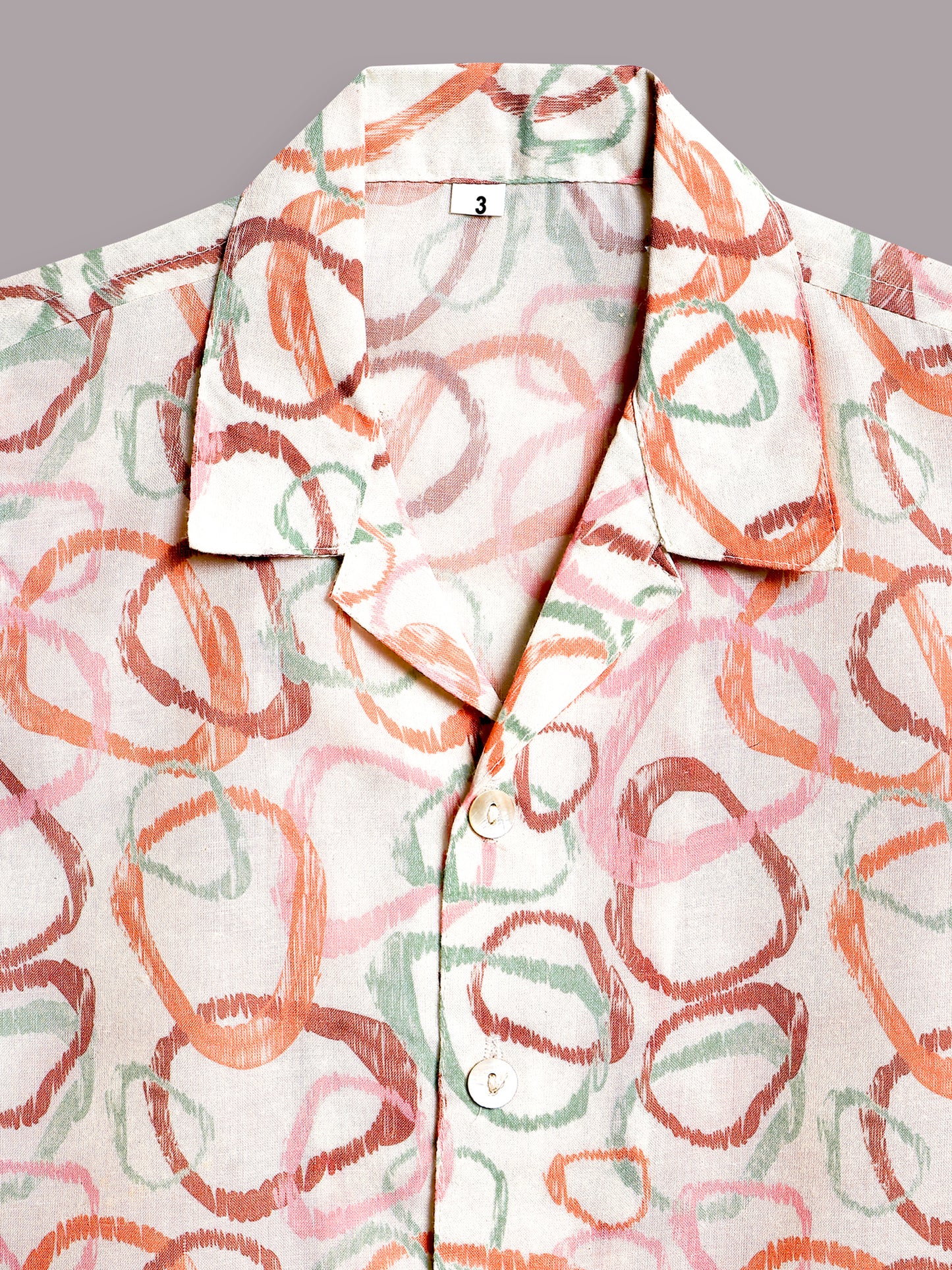 AJ Dezines White Cotton Half Sleeves Abstract Printed Boys Co-Ords