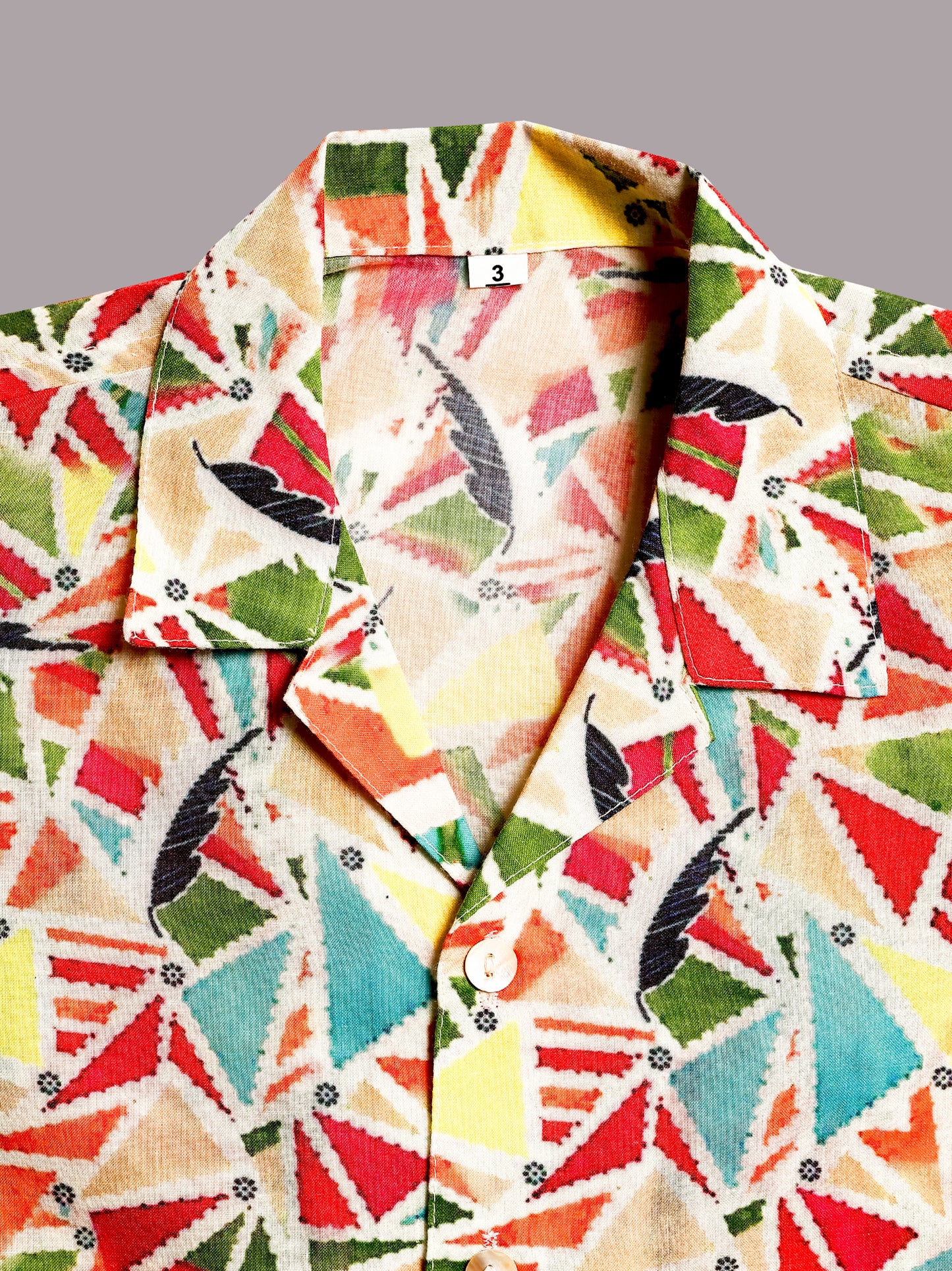 AJ Dezines Multi-Color Cotton Half Sleeves Abstract Printed Boys Co-Ords