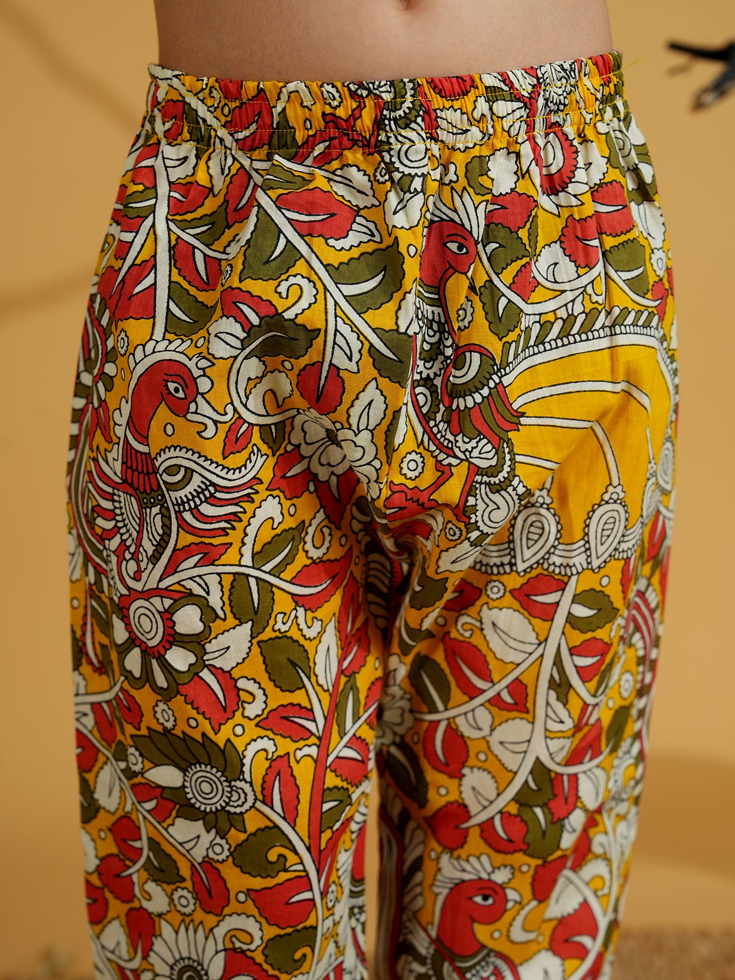 AJ Dezines Multi Color Cotton 3/4th Sleeves Floral Print Girls Co-Ords