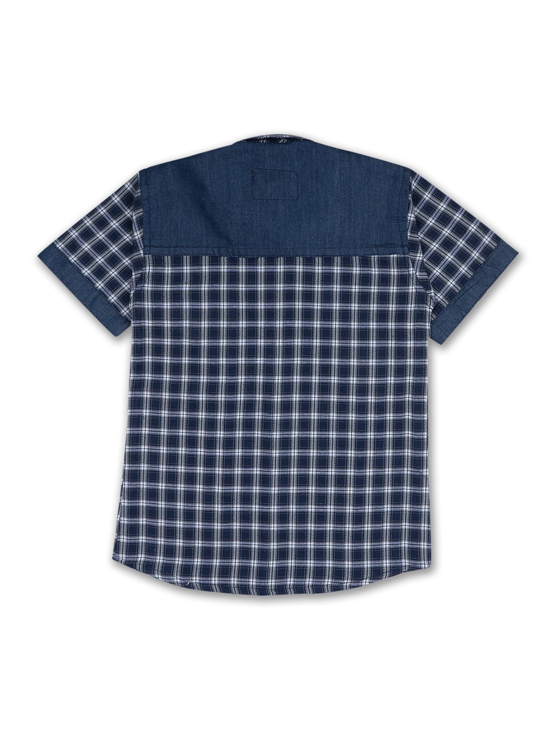 Kids Boys White Checkered Cotton Blend Top & Bottom Set - AJ Dezines