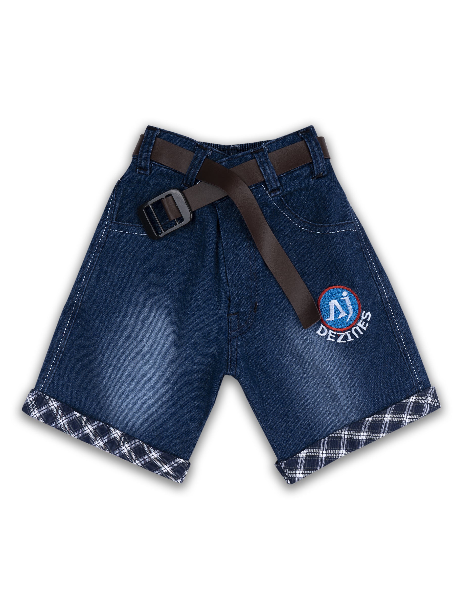 Kids Boys White Checkered Cotton Blend Top & Bottom Set - AJ Dezines