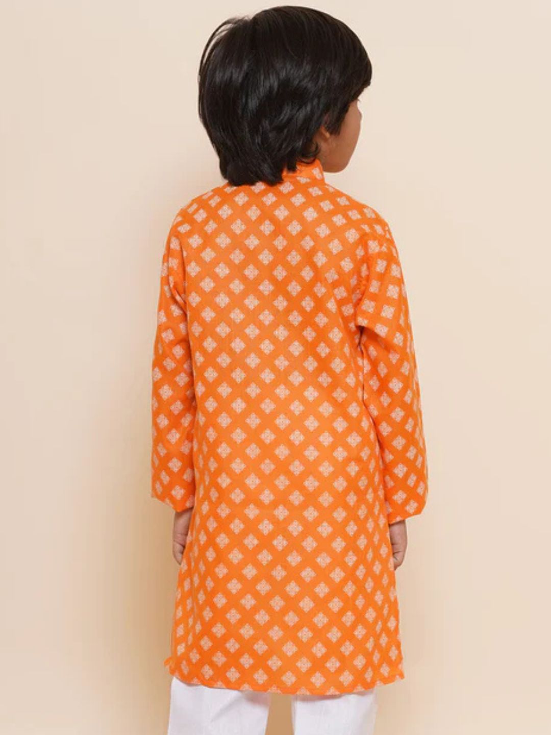 AJ DEZINES Kids Ethnic Wear Cotton Printed Kurta for Boys (Only Kurta)