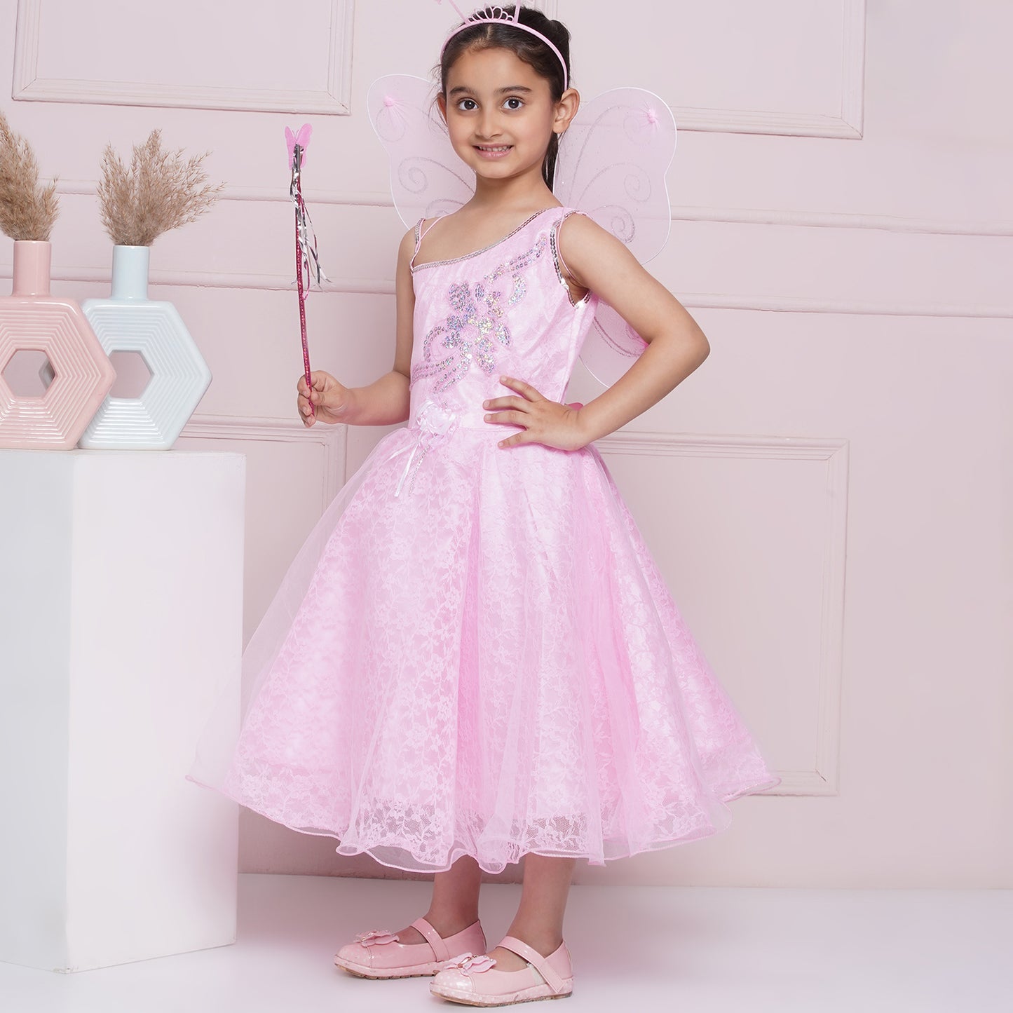 Aj Dezines Pink Fairy Gown