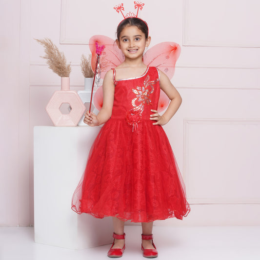 Aj Dezines Red Fairy Gown