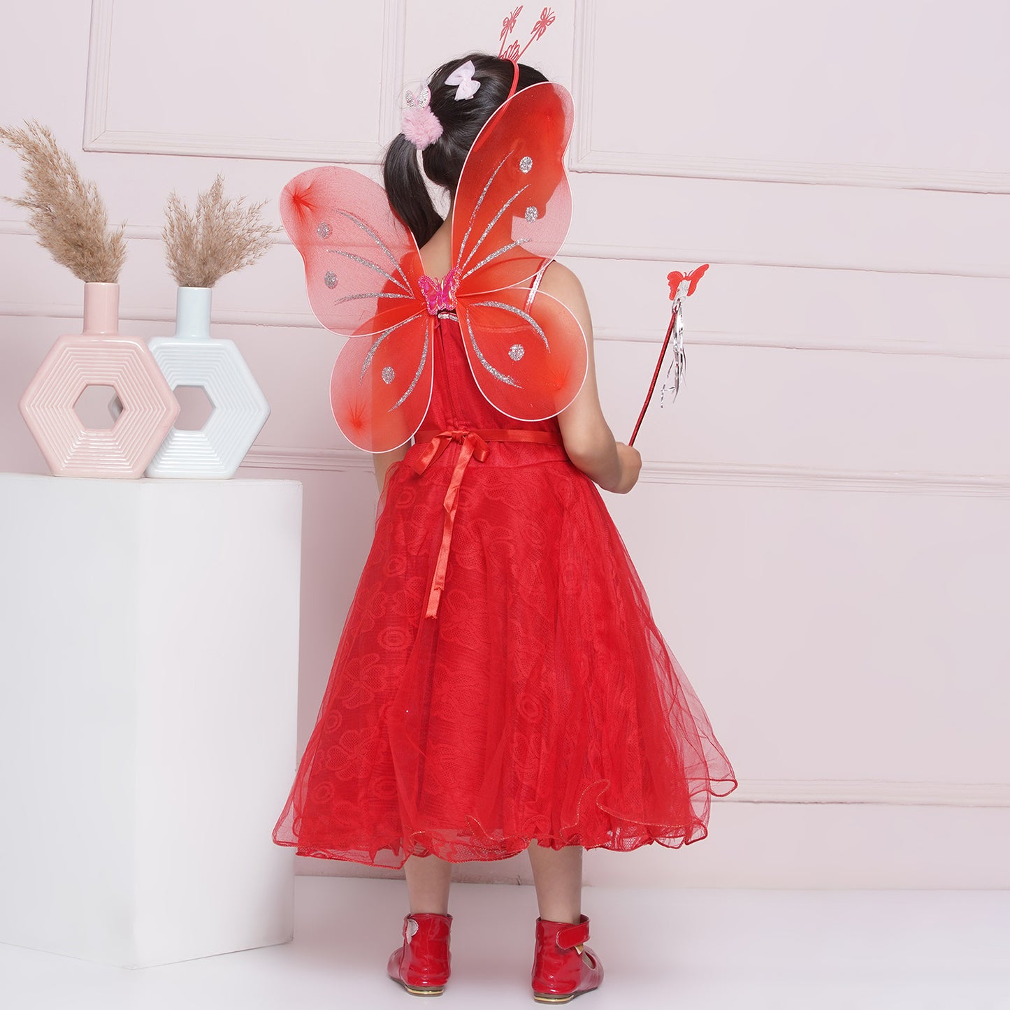 Aj Dezines Red Fairy Gown